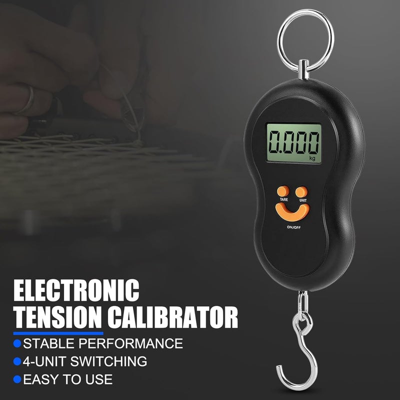 EVTSCAN Electronic Tension Calibrator Portable String Tension Calibrator with LCD Digital Display, Shakeproof Tennis Badminton String Tools for Tennis Badminton Sports - Image 2